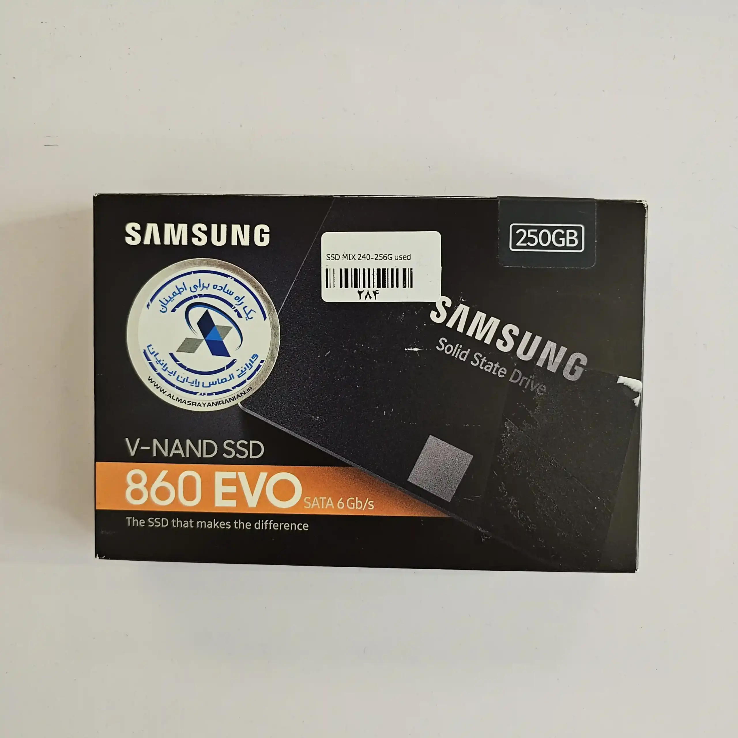 اس اس دی اینترنال برند سامسونگ مدل Samsung 860 EVO ظرفیت 250 گیگابایت