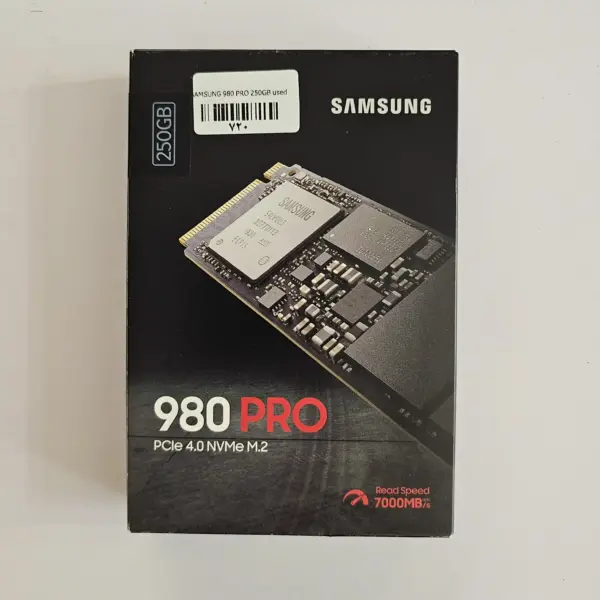 اس اس دی اینترنال M.2 NVMe برند سامسونگ مدل Samsung 980 Pro ظرفیت 250 گیگابایت