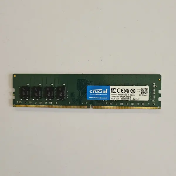 رم کامپیوتر DDR4 کروشیال 3200 مگاهرتز ظرفیت 16 گیگابایت | Crucial Basics 3200MHz DDR4 16GB