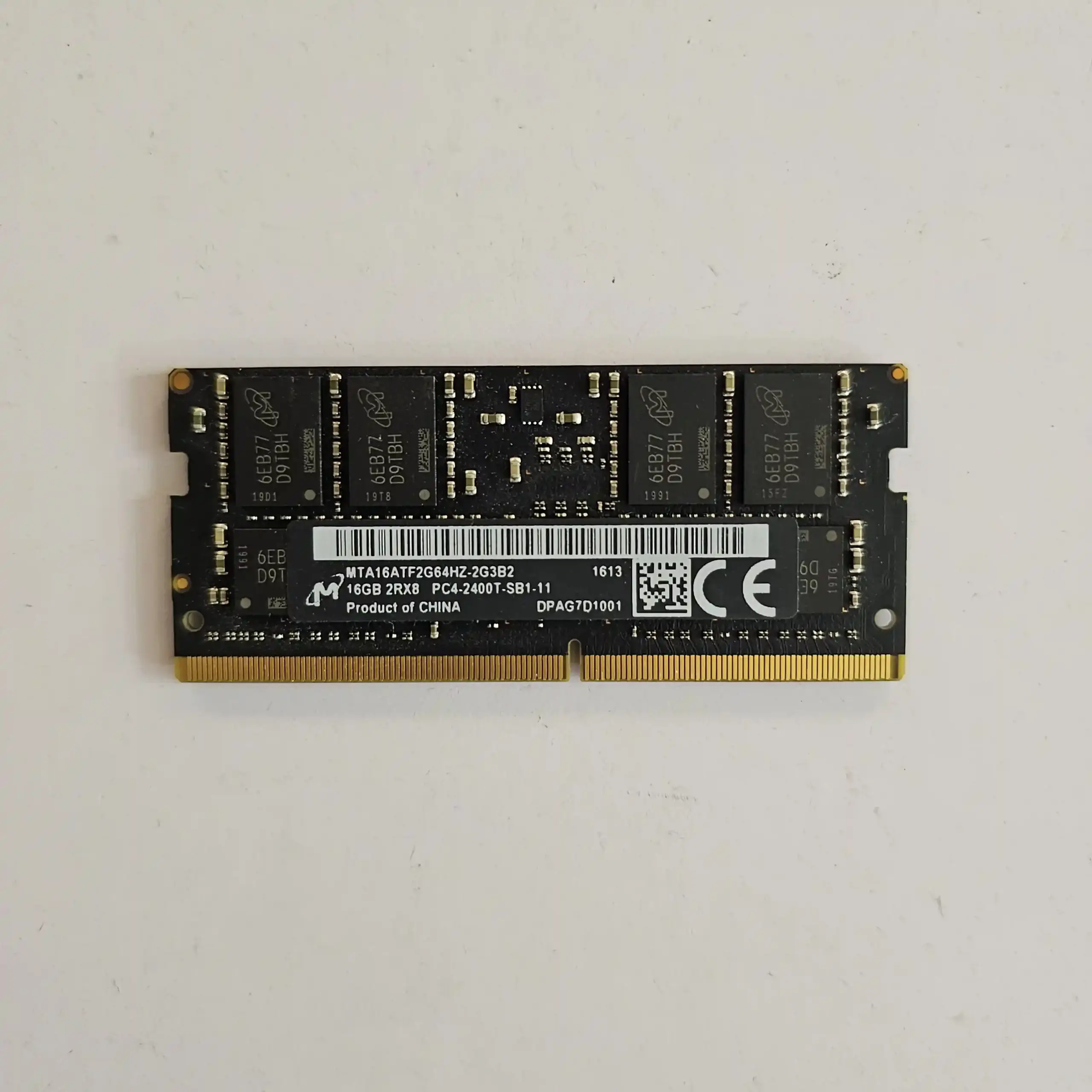 رم لپ‌تاپ DDR4 میکرون 2400 مگاهرتز ظرفیت 16 گیگابایت | Micron SO-DIMM 2400MHz DDR4 16GB
