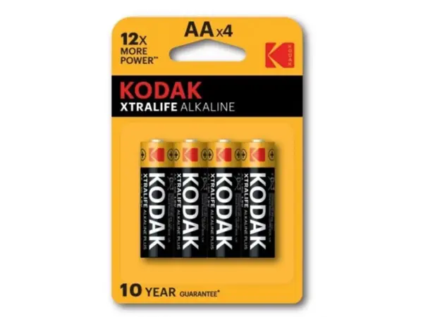 باتری قلمی برند آلکالاین کداک مدل Kodak Xtralife Alkaline پک 4 عددی