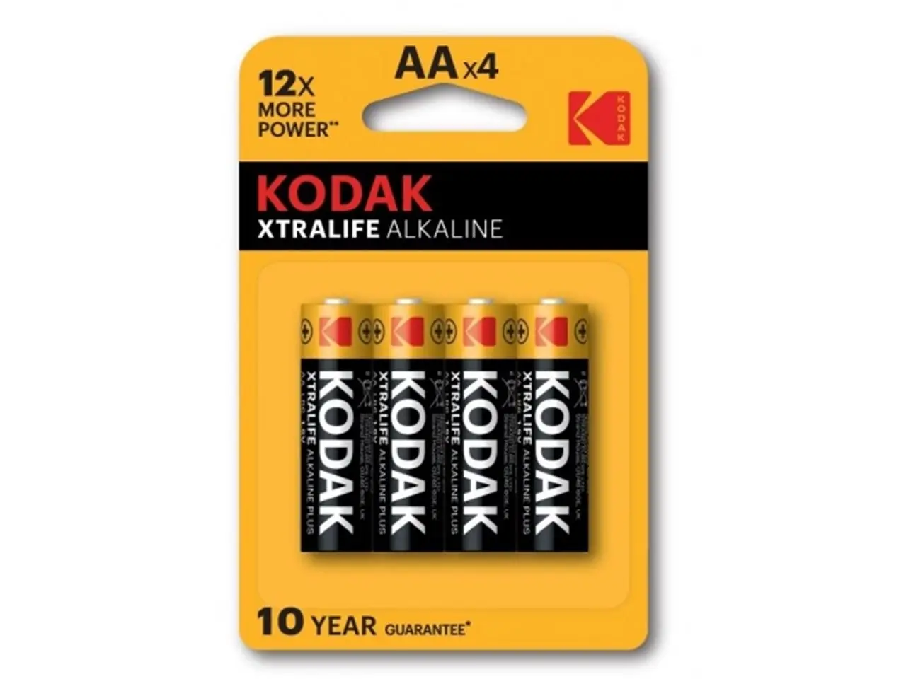 باتری قلمی برند آلکالاین کداک مدل Kodak Xtralife Alkaline پک 4 عددی