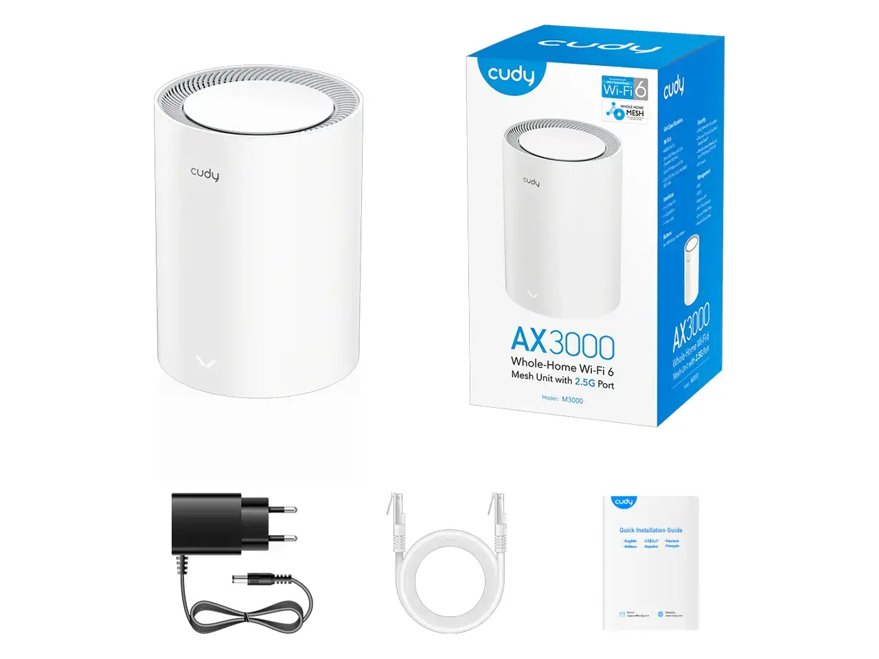 اکسس پوینت و تقویت کننده رومیزی کودی مدل CUDY M1500 AX1500 - Image 4