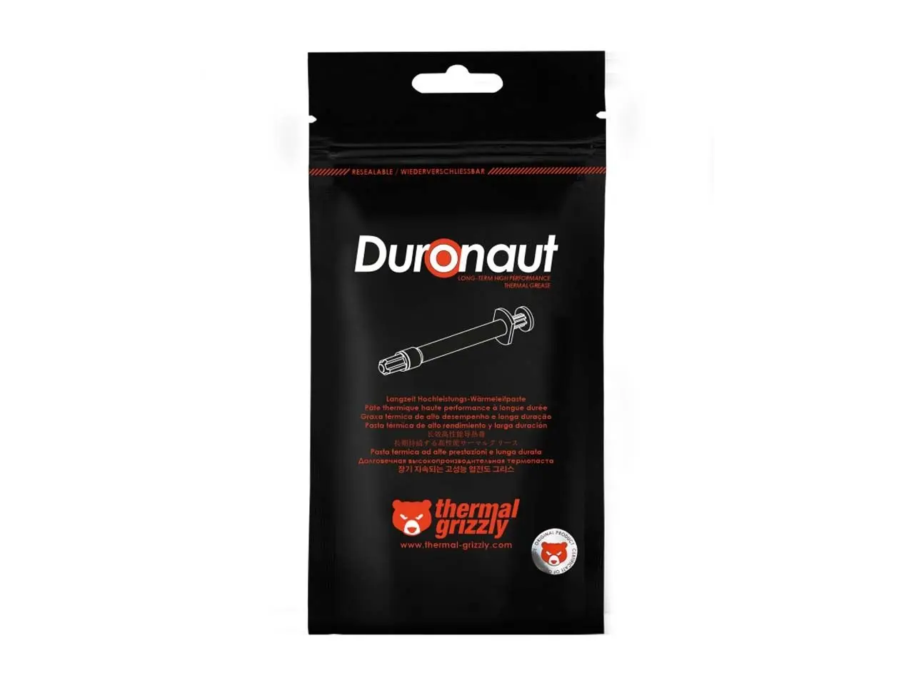 خمیر سیلیکون 2 گرمی برند ترمال گریزلی مدل Thermal Grizzly Duronaut - Image 2