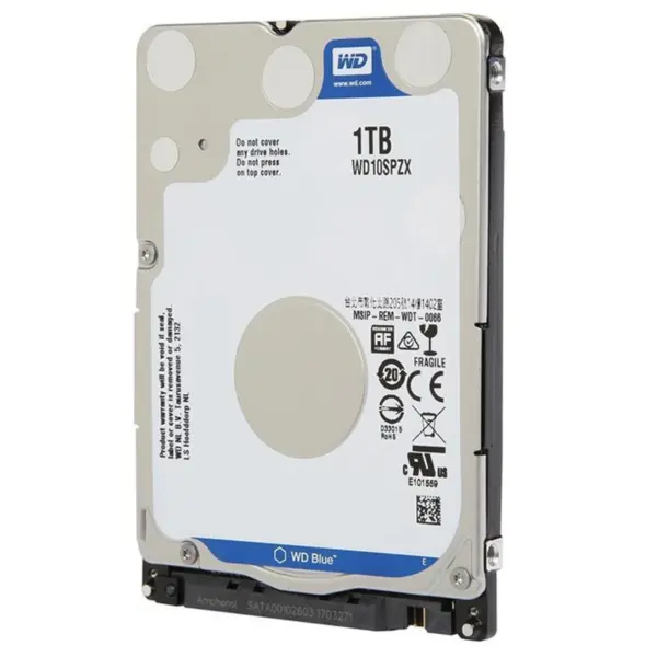 هارد اینترنال لپ تاپ وسترن دیجیتال مدل Western Digital WD10SPZX ظرفیت 1 ترابایت