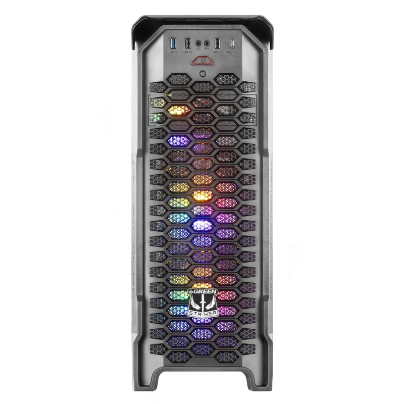 کیس گیمینگ گرین مدل Green Striker FRGB - Image 3