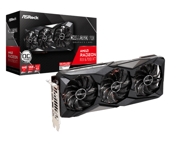 کارت گرافیک ازراک مدل ASRock RX 6700 XT Challenger Pro OC 12GB