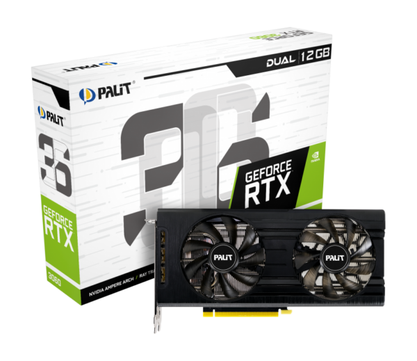 کارت گرافیک پلیت مدل Palit RTX 3060 Dual OC 12GB